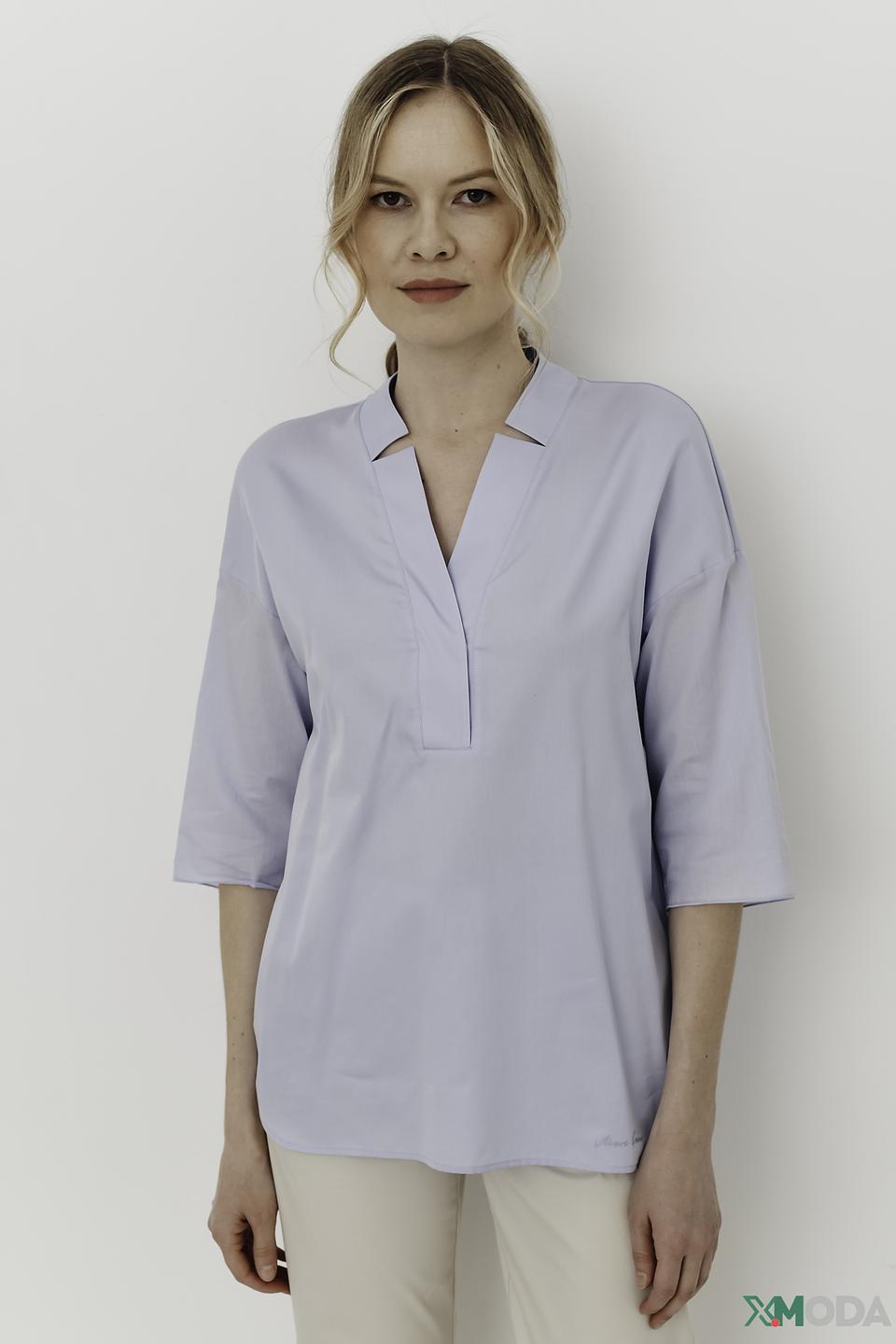 Блуза Marc Cain голубого цвета