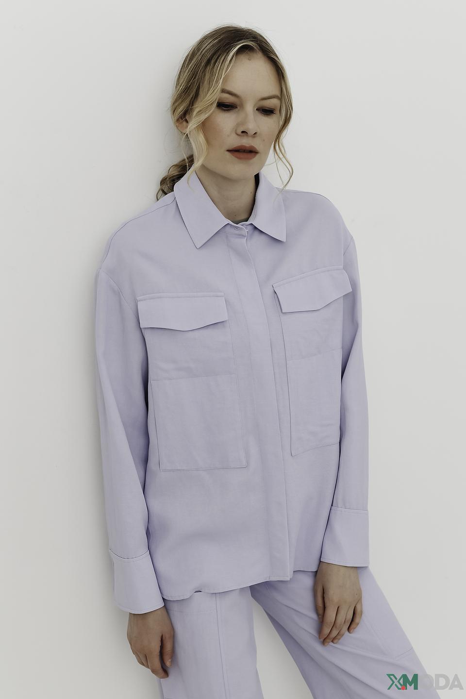 Рубашка Marc Cain лавандовая