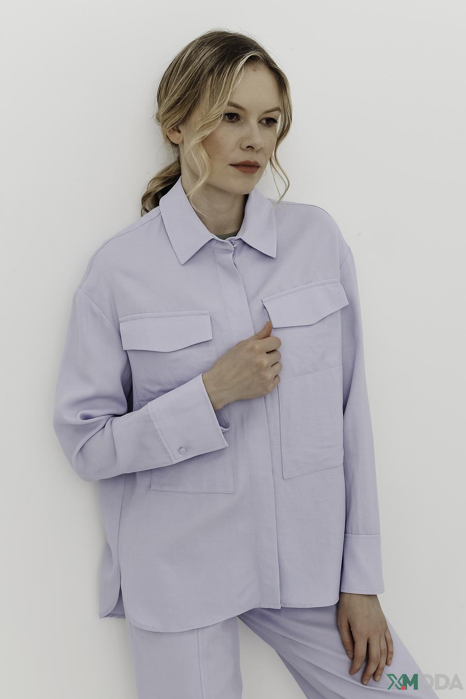 Рубашка Marc Cain лавандовая