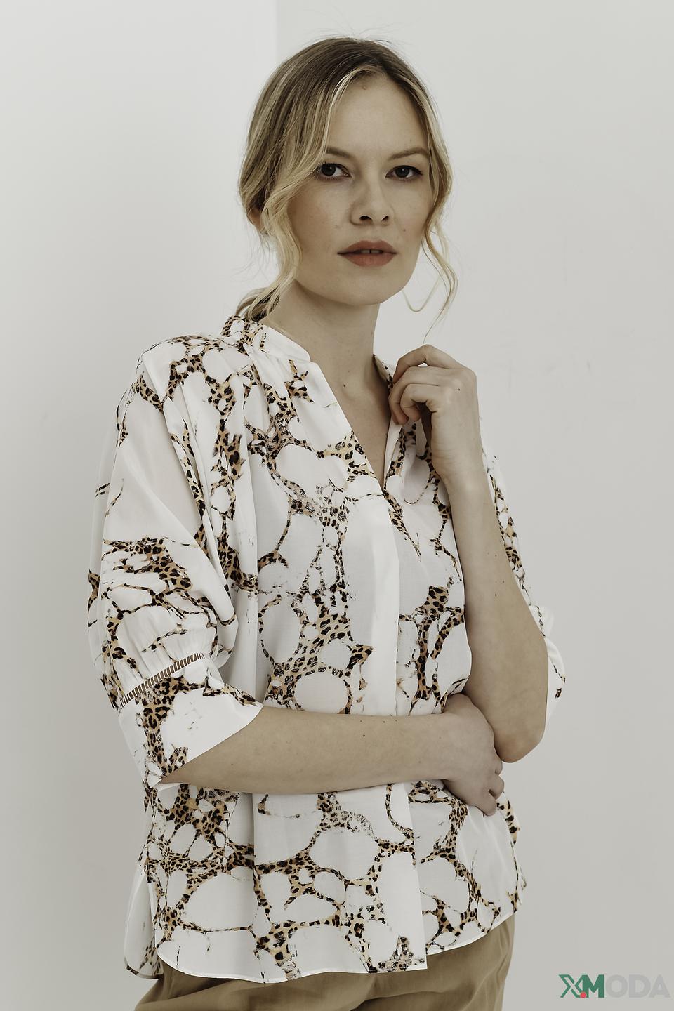 Блуза Marc Cain с принтом