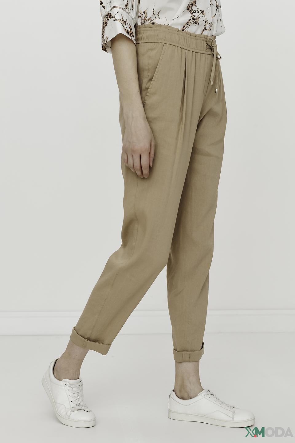 Брюки Marc Cain бежевые с завязками