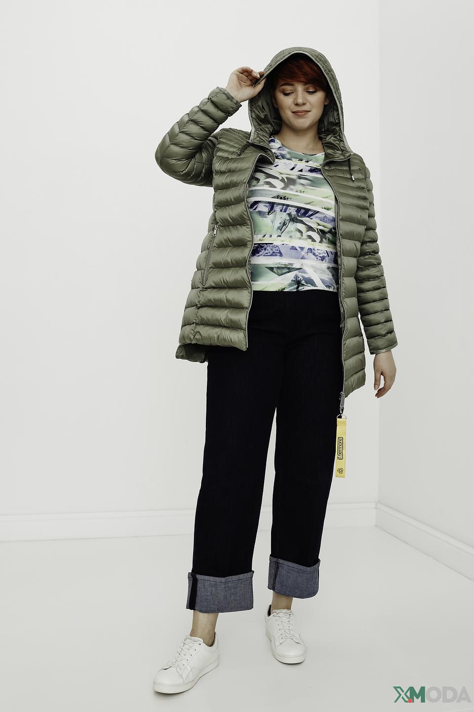 Куртка Lebek хаки стеганая