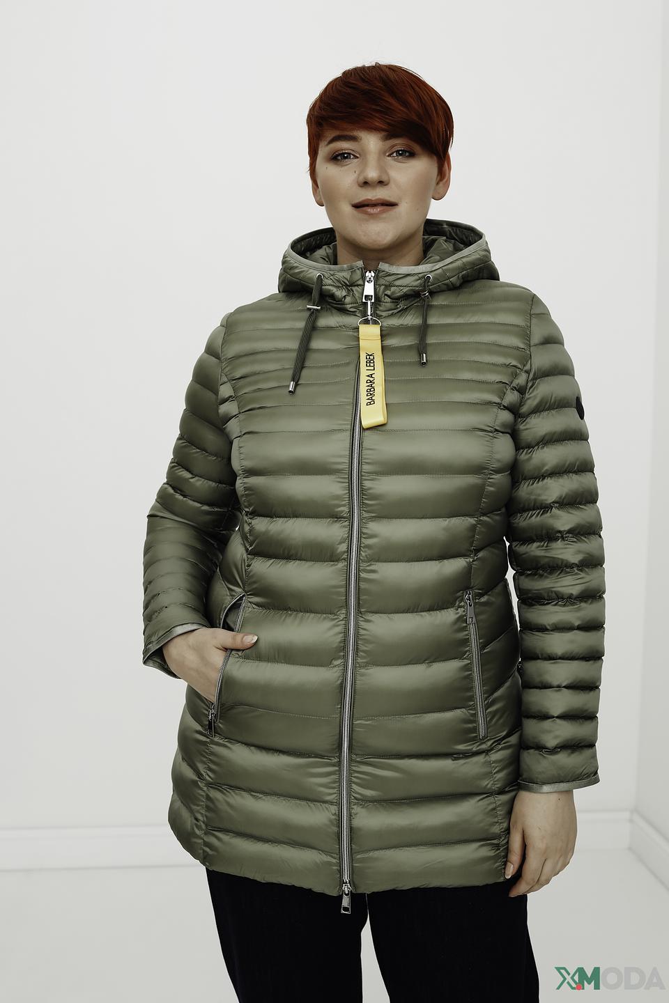 Куртка Lebek хаки стеганая