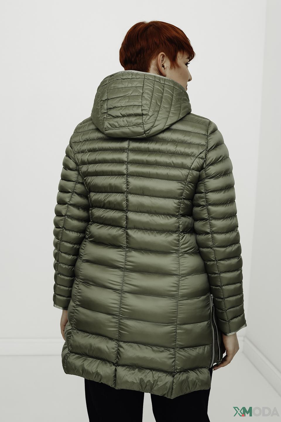 Куртка Lebek хаки стеганая