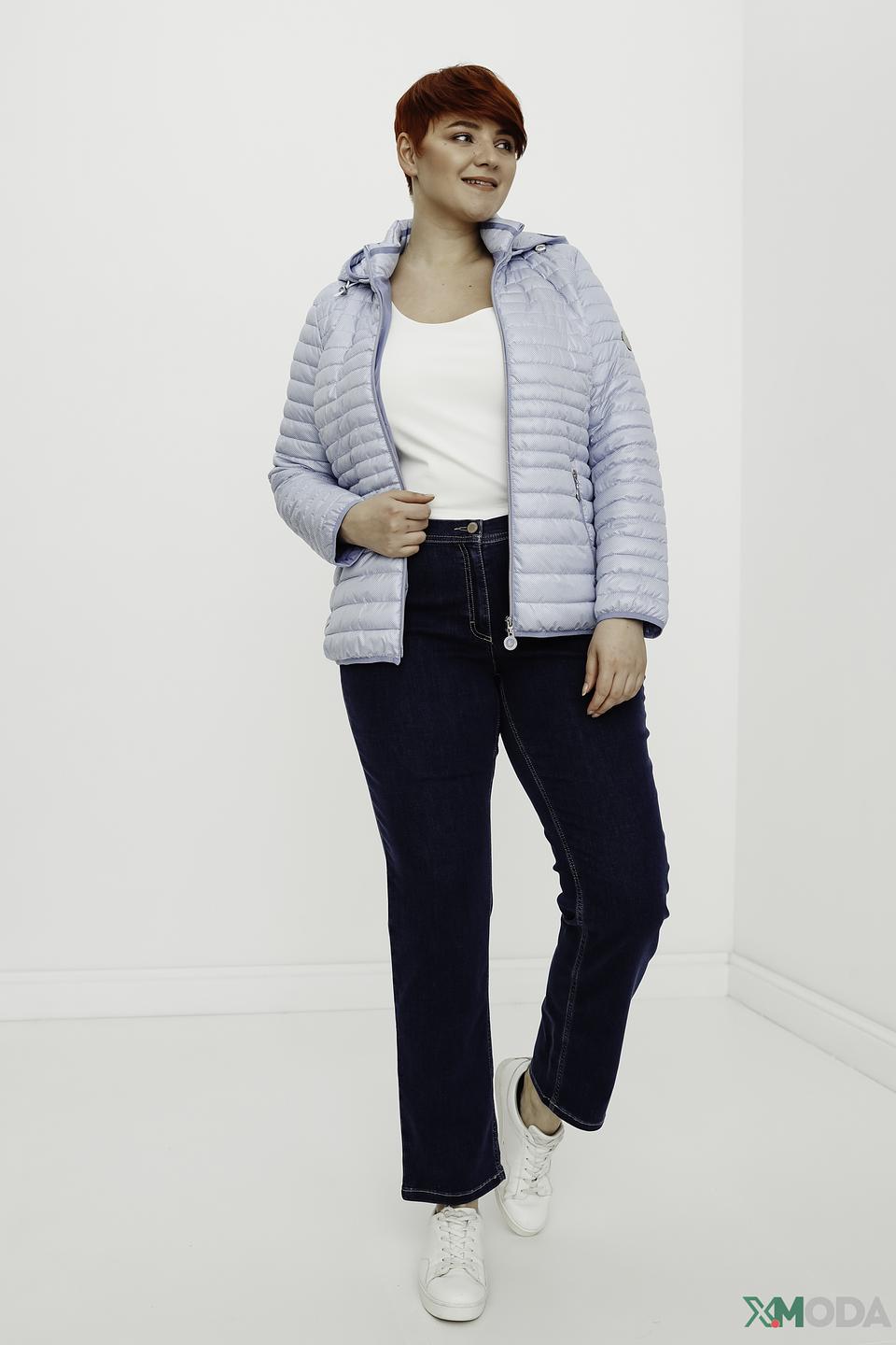 Куртка Lebek стеганая голубая