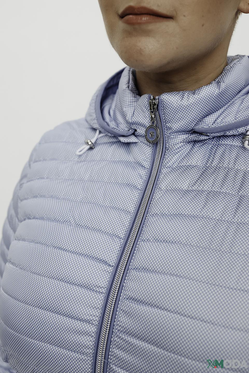 Куртка Lebek стеганая голубая