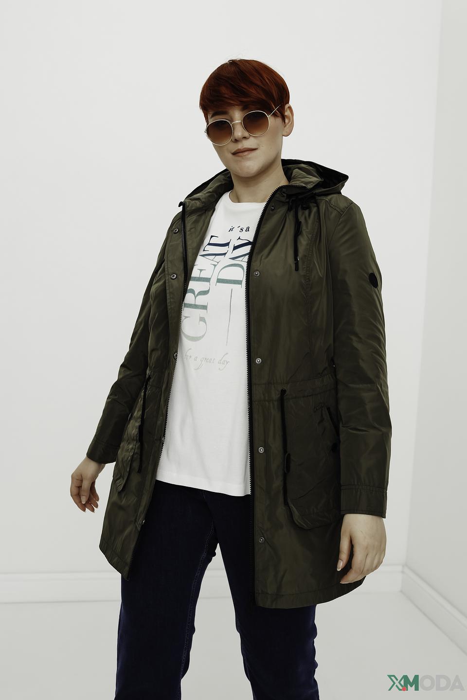 Плащ Lebek оливковый