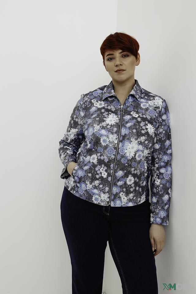 Жакет Frank Walder с цветочным принтом