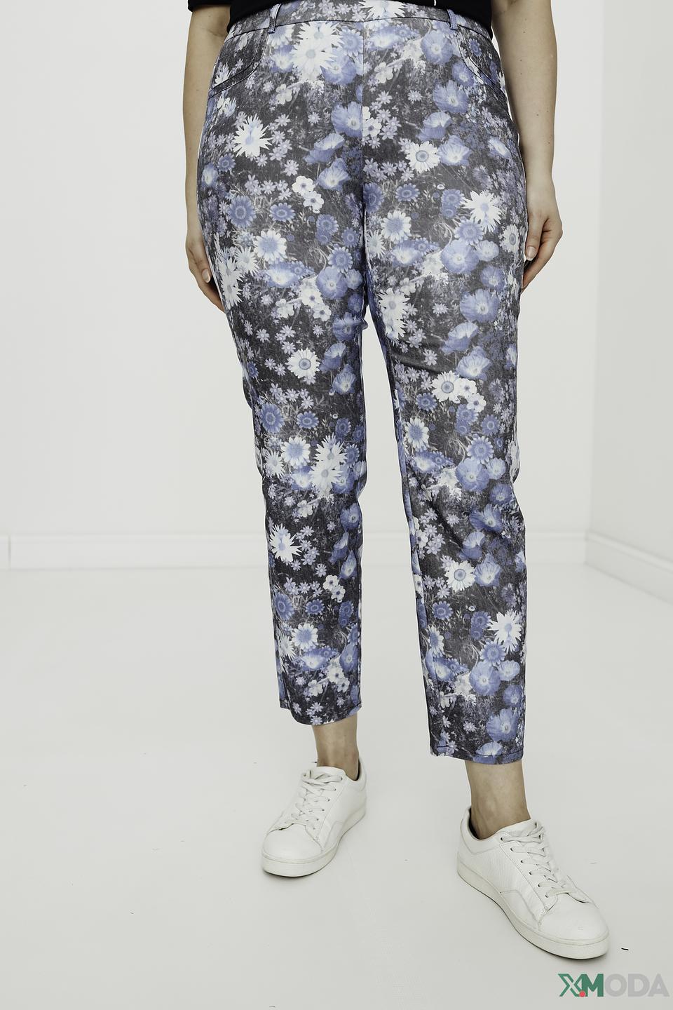 Брюки Frank Walder с цветочным принтом