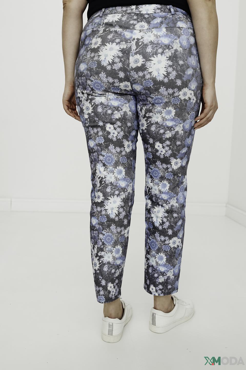 Брюки Frank Walder с цветочным принтом