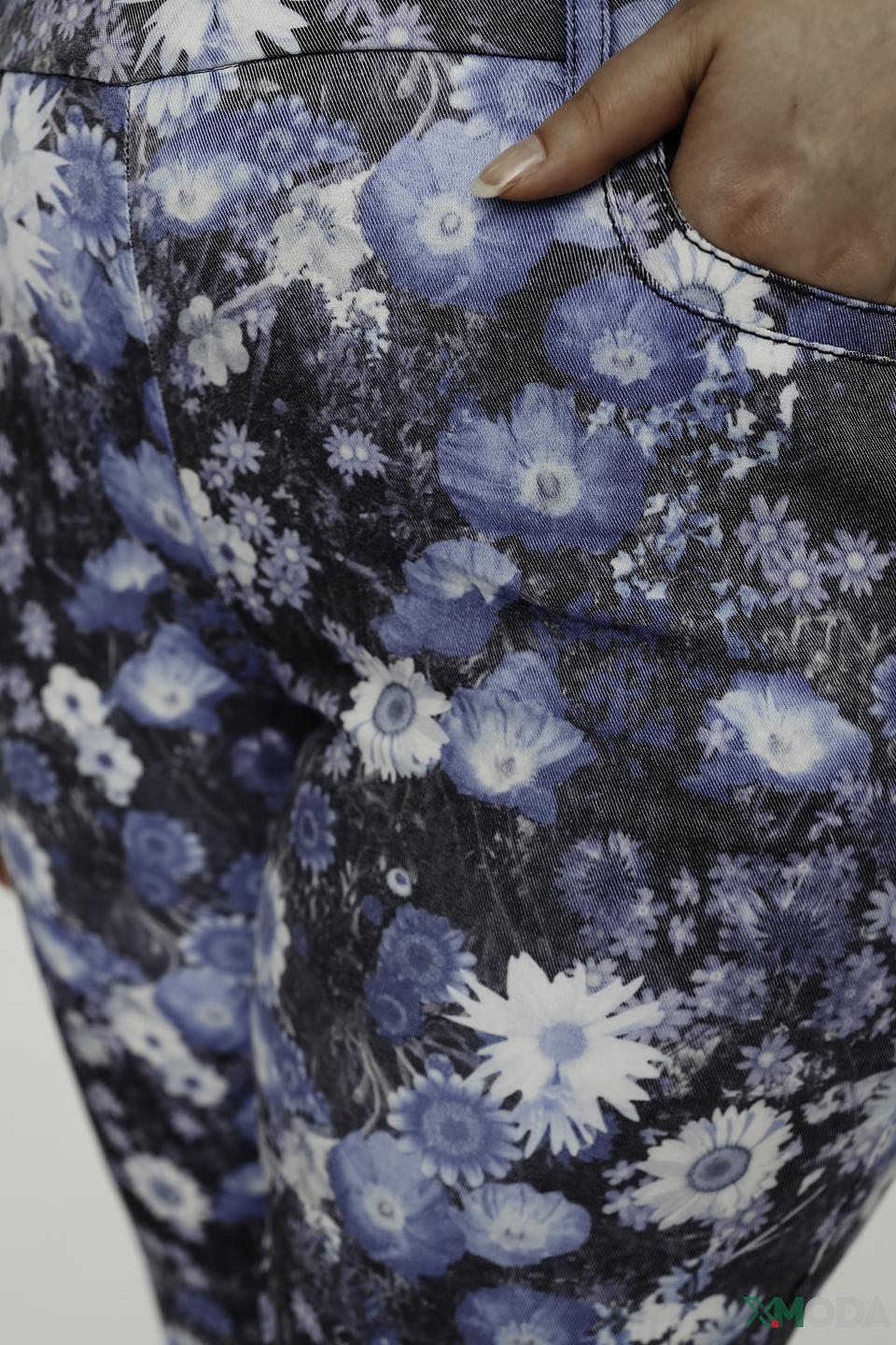 Брюки Frank Walder с цветочным принтом