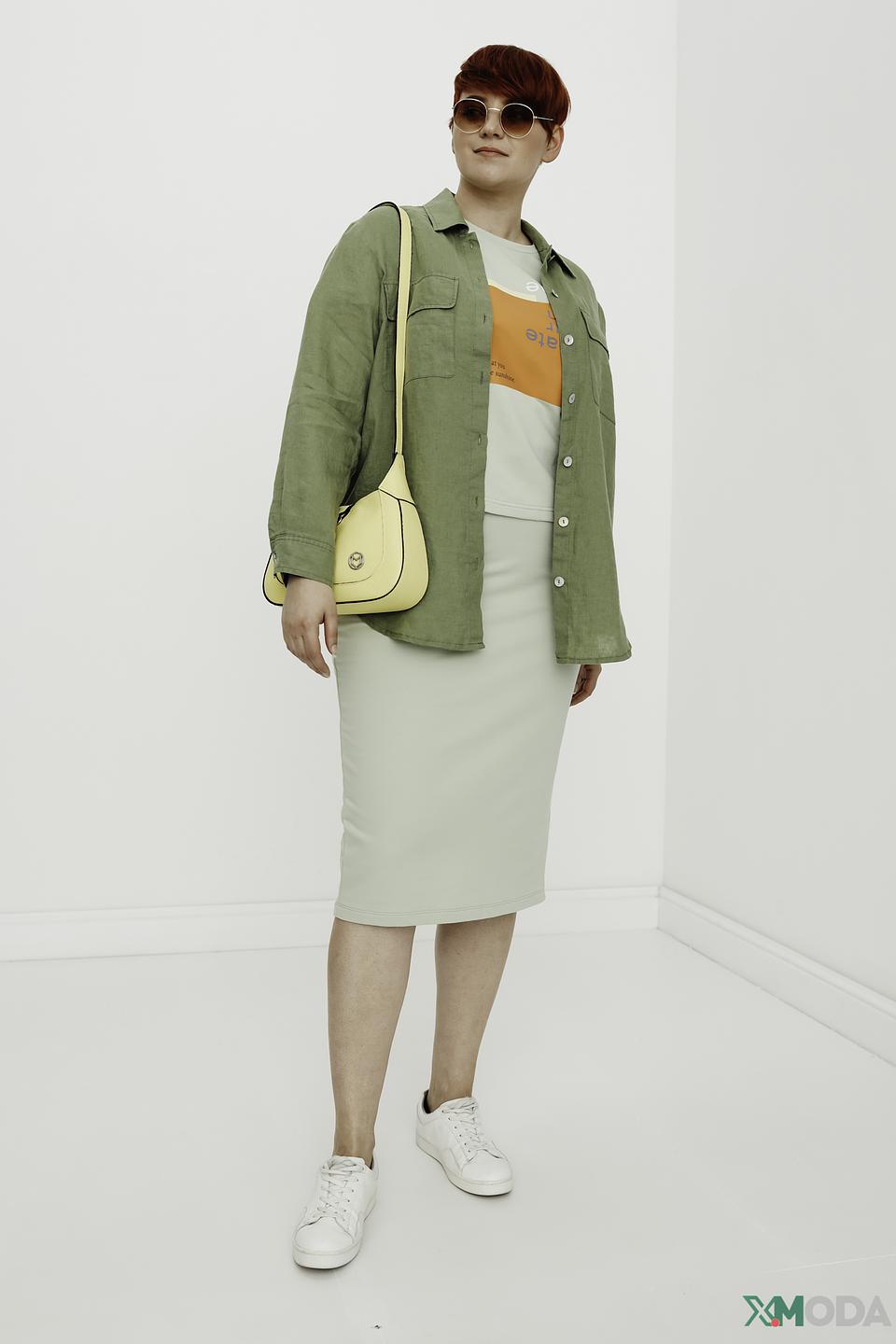 Юбка Samoon миди мятная