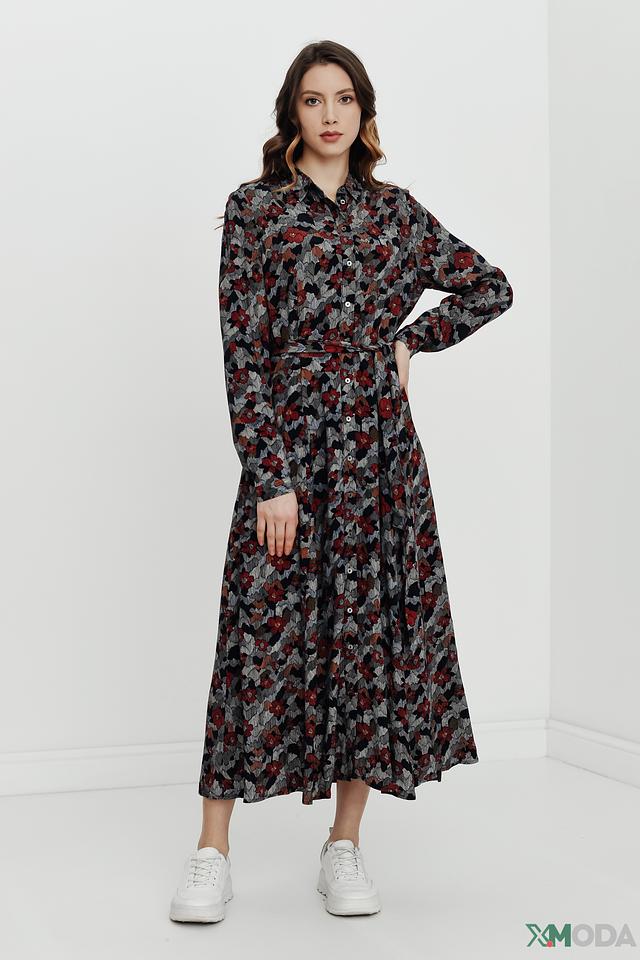 Платье s.Oliver с цветочным принтом