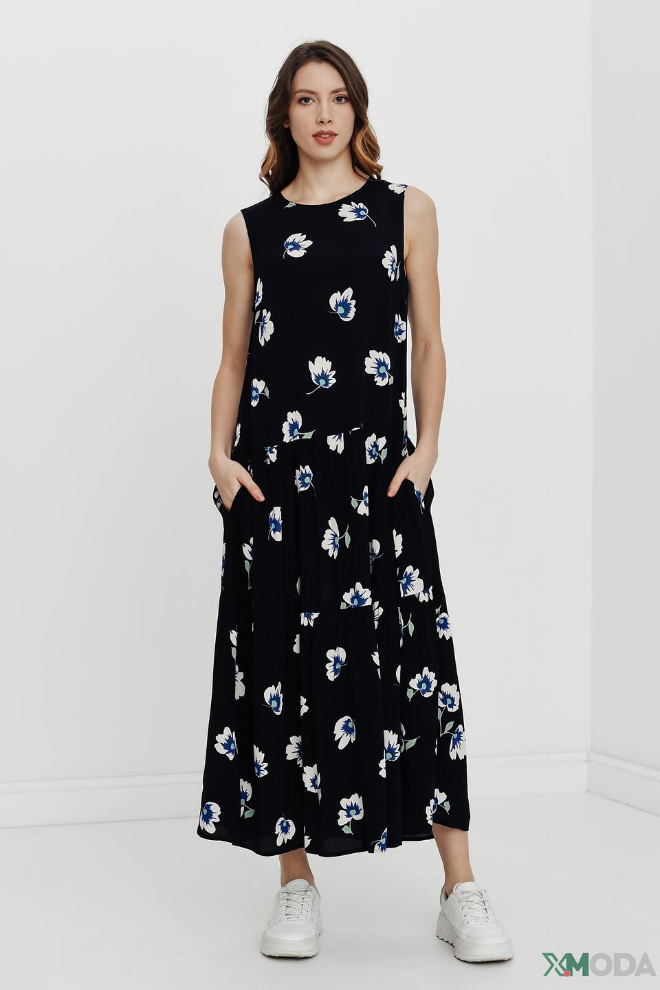 Платье Oui с цветочным принтом