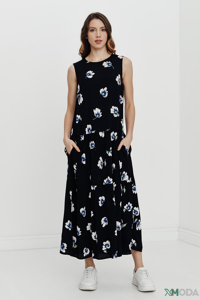 Платье Oui с цветочным принтом