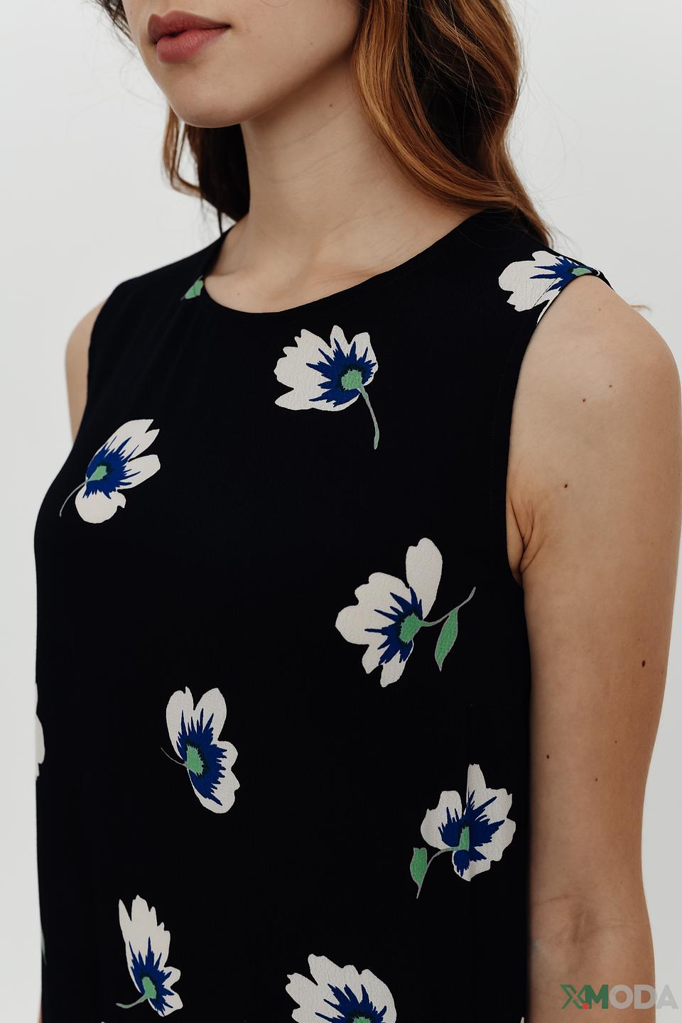 Платье Oui с цветочным принтом