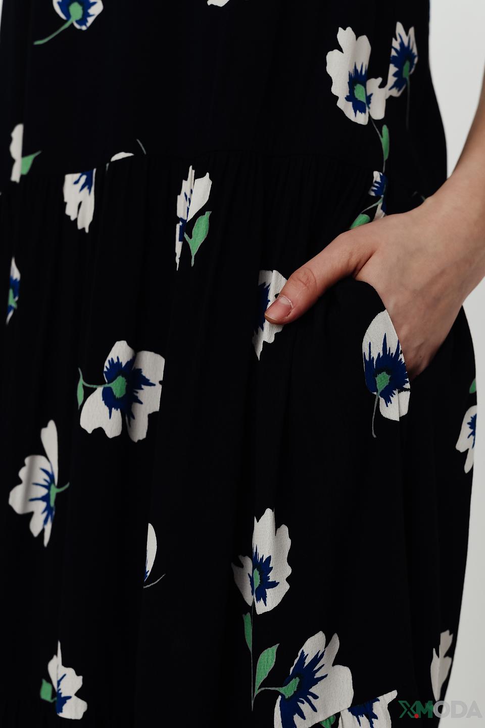 Платье Oui с цветочным принтом