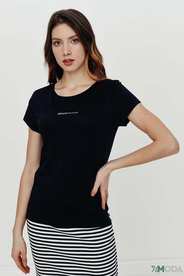 Футболка Tom Tailor denim girl чёрная