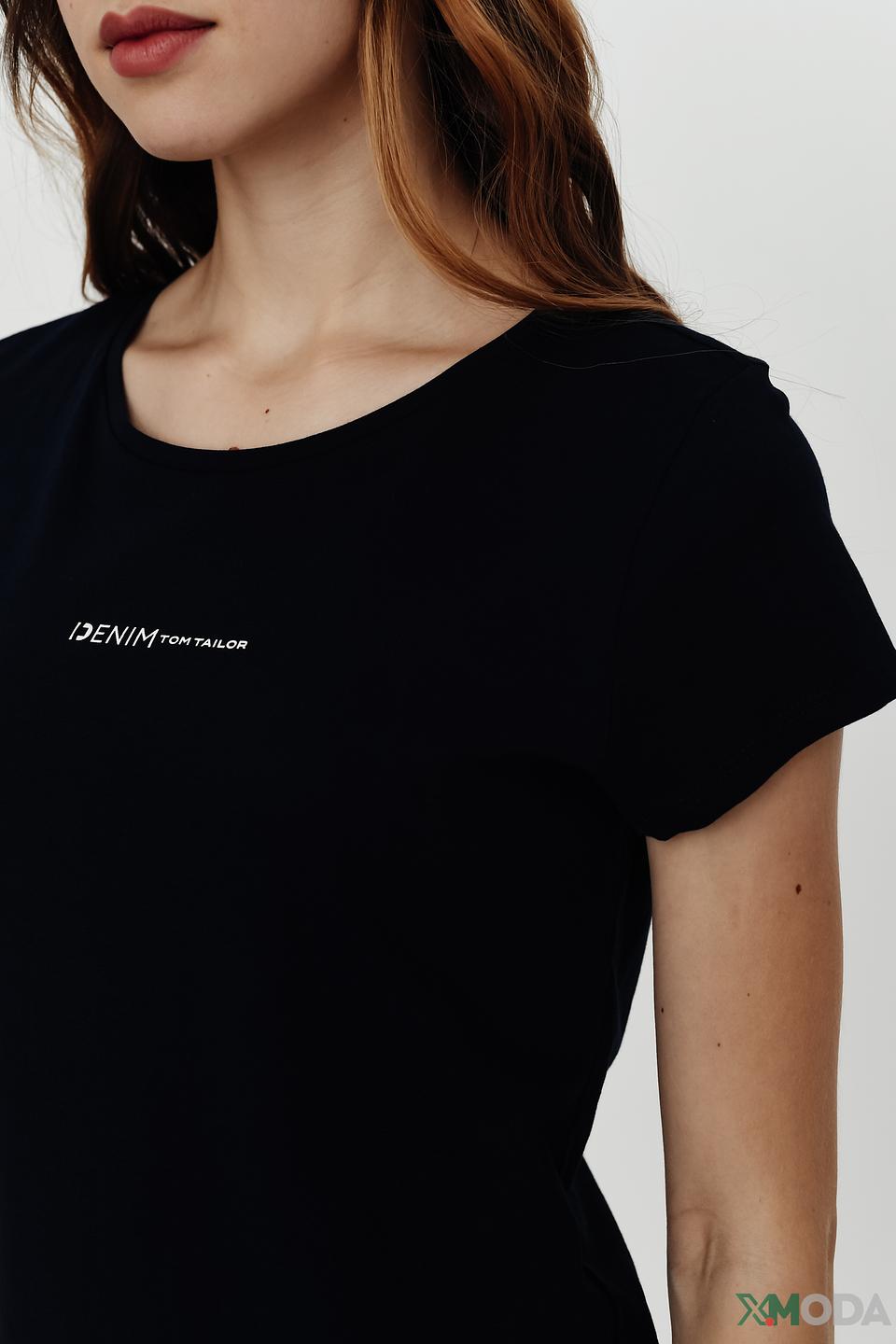 Футболка Tom Tailor denim girl чёрная