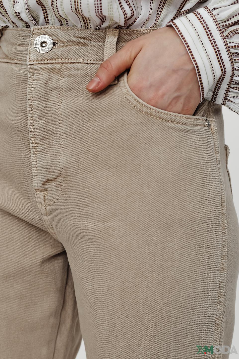 Джинсы Mos Mosh бежевые прямые
