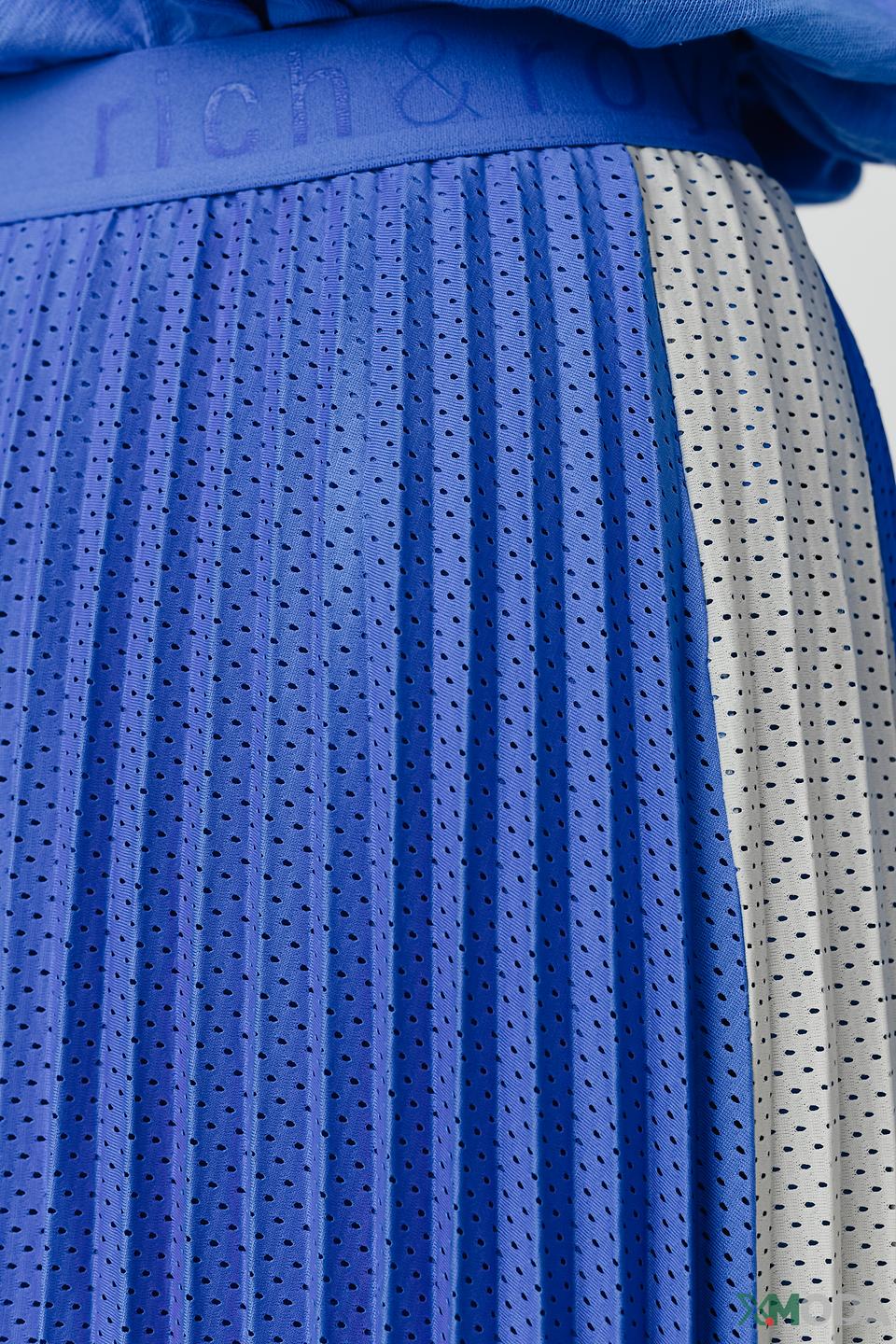 Юбка Rich and Royal плиссе голубой