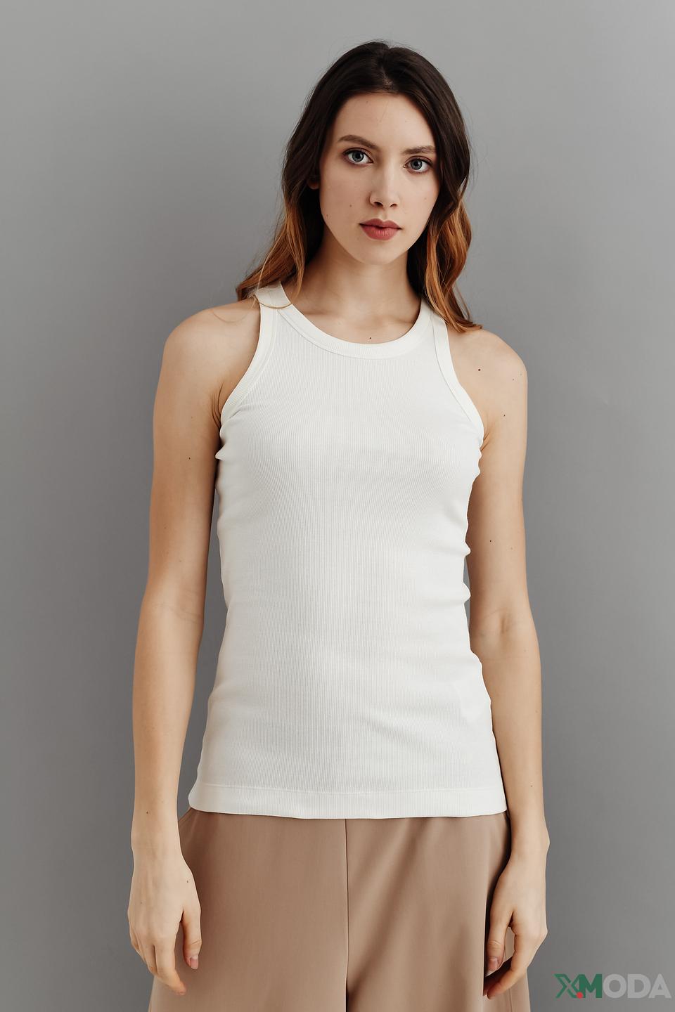 Топ Rich and Royal базовый белый