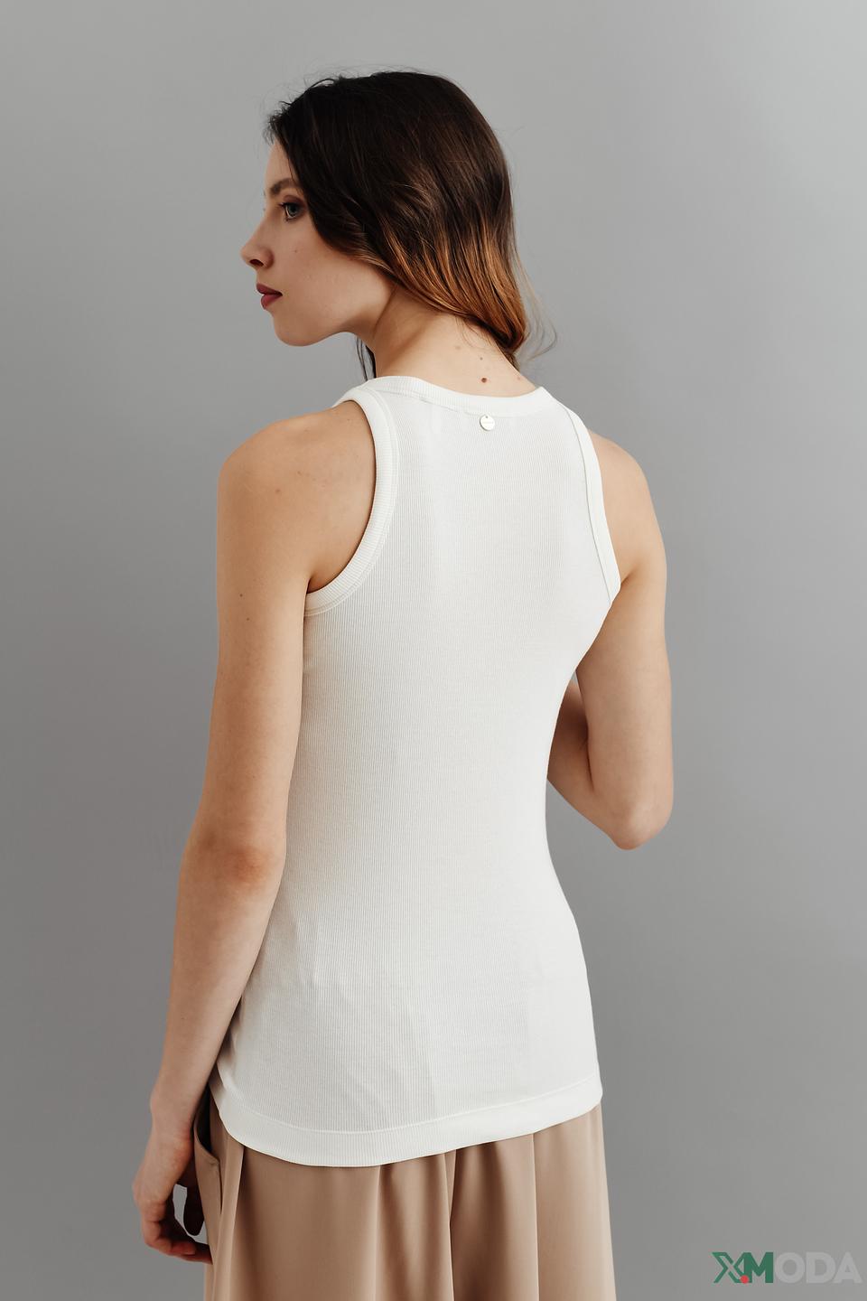 Топ Rich and Royal базовый белый