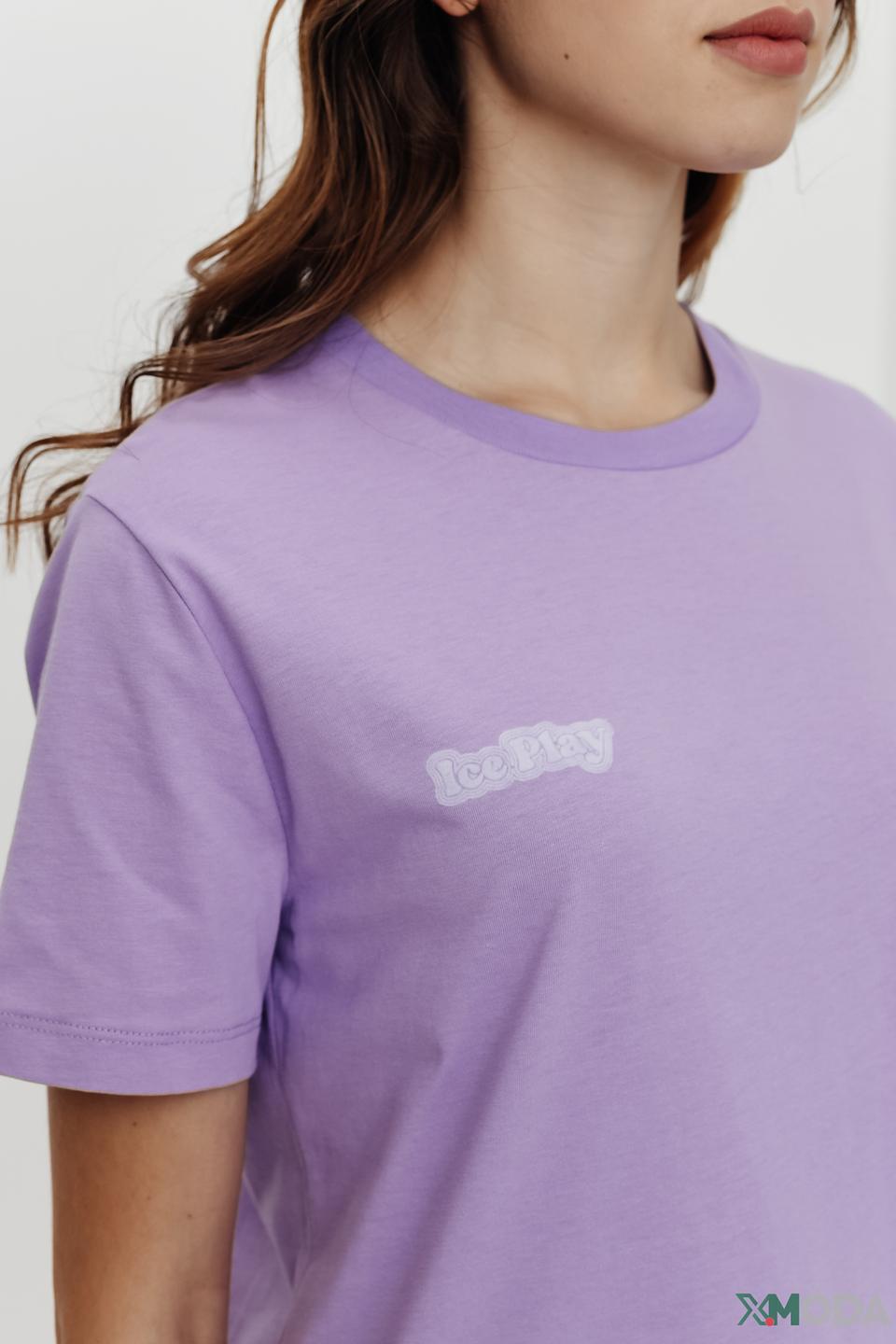 Футболка Ice Play жен. лавандовая