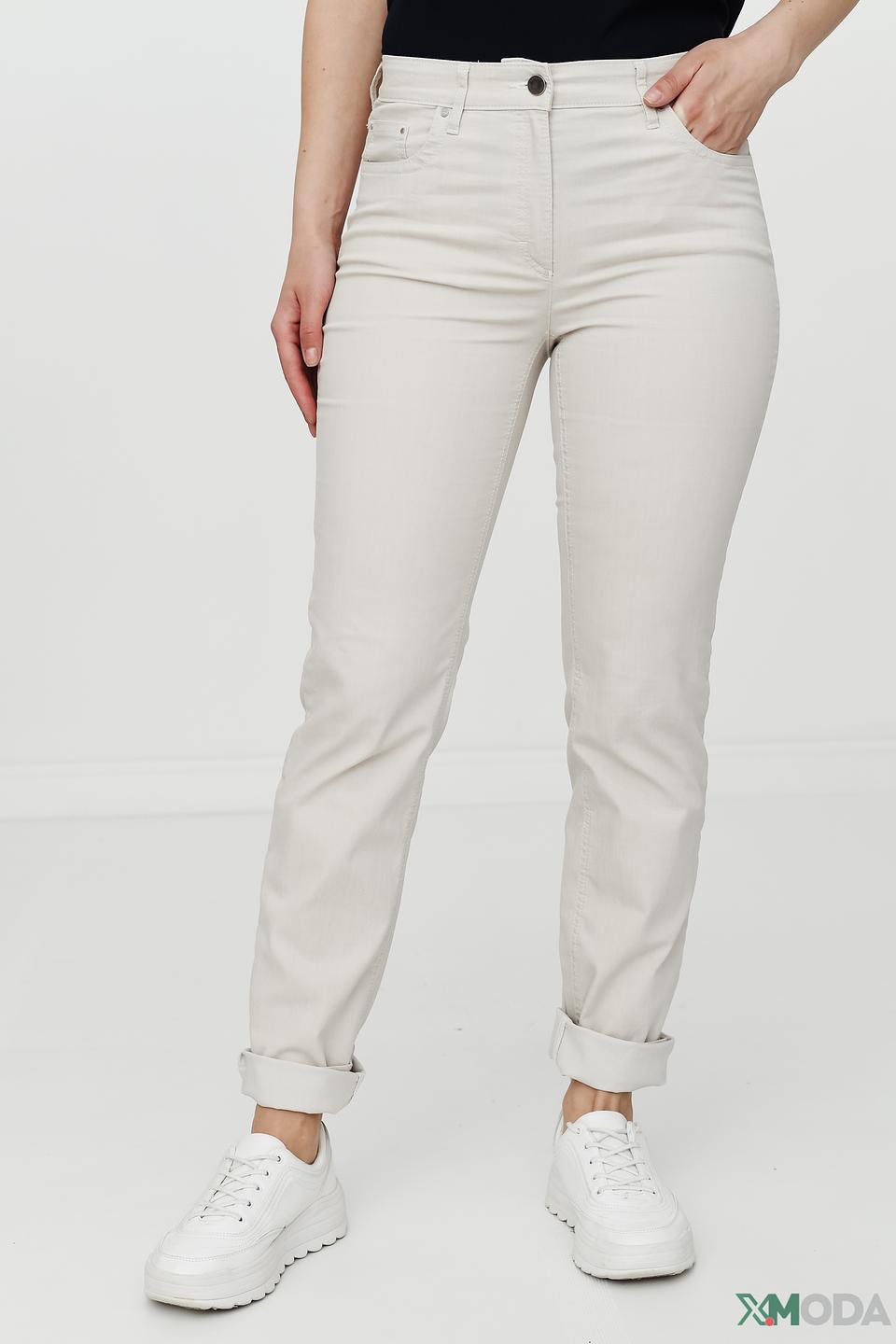 Джинсы Zerres бежевые прямые