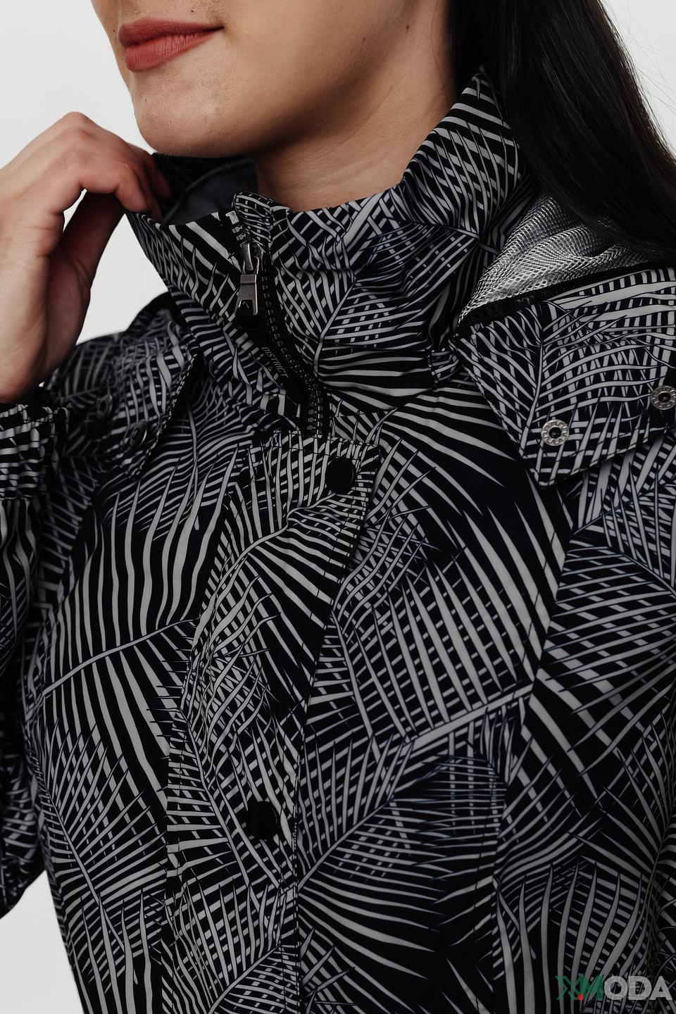 Куртка District с геометрическим принтом