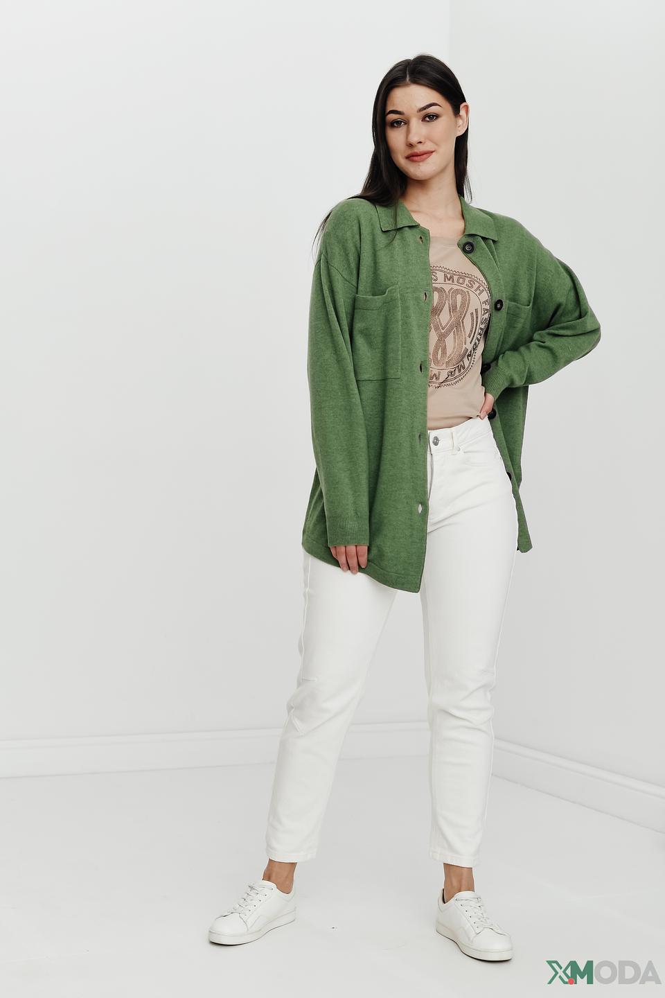 Джинсы Oui белые прямые