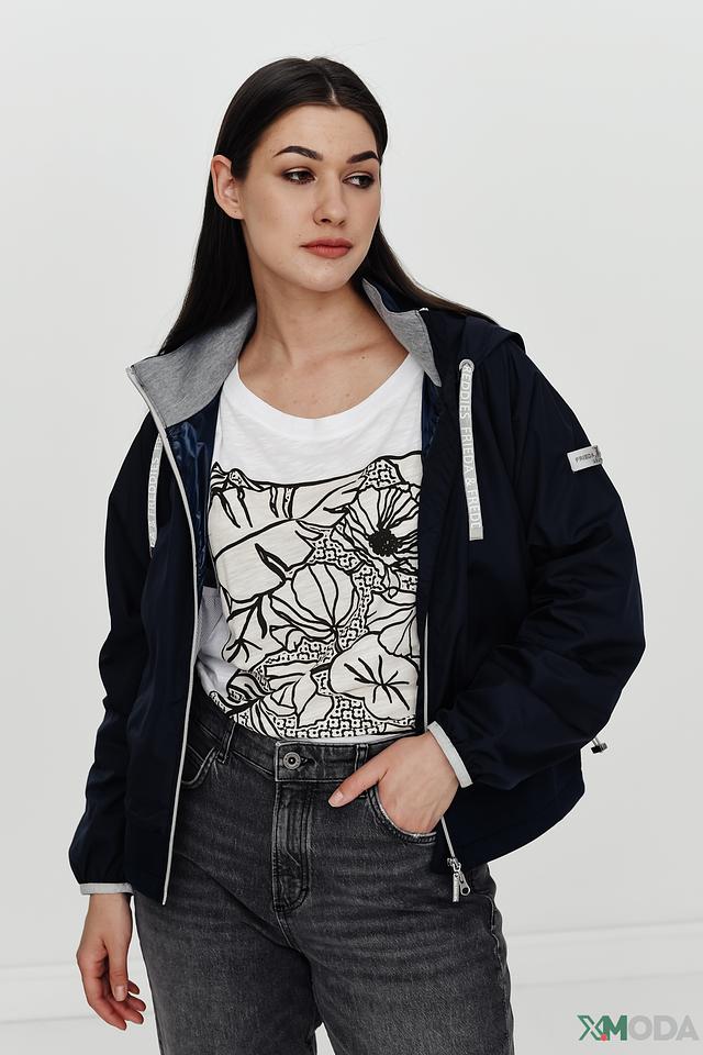 Куртка Frieda and Freddies синяя с серым