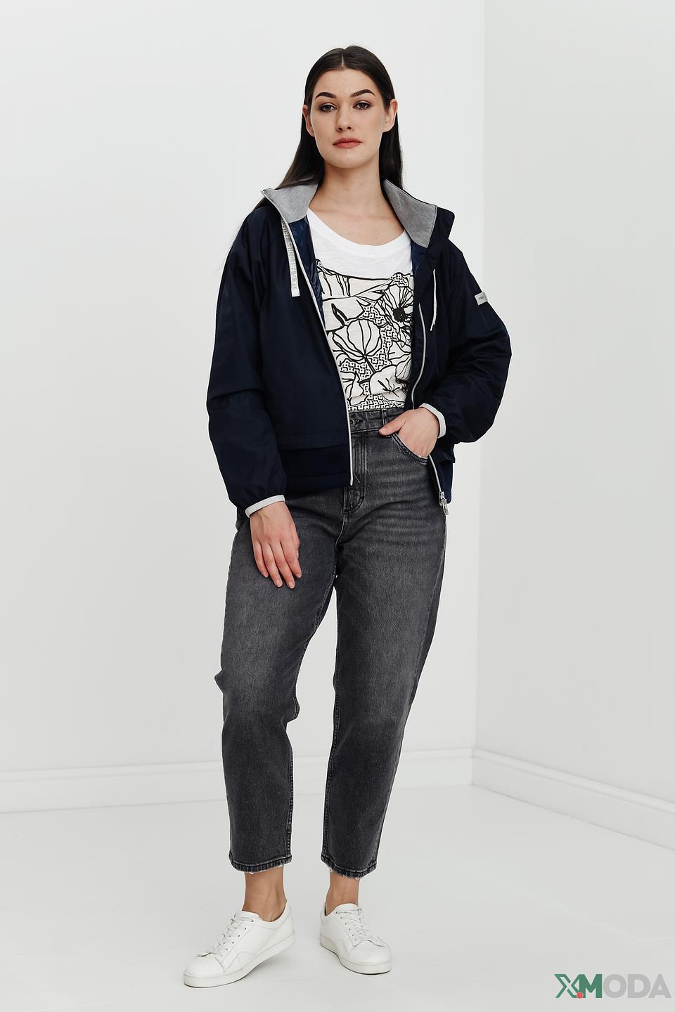 Куртка Frieda and Freddies синяя с серым