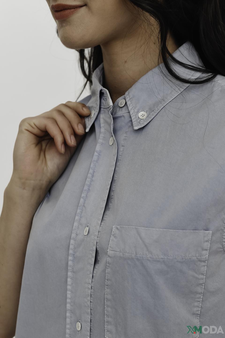 Платье рубашка Marc O Polo голубое