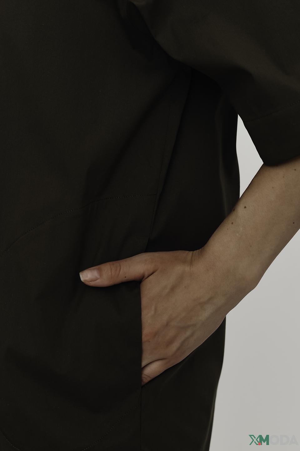 Платье рубашка Mos Mosh хаки