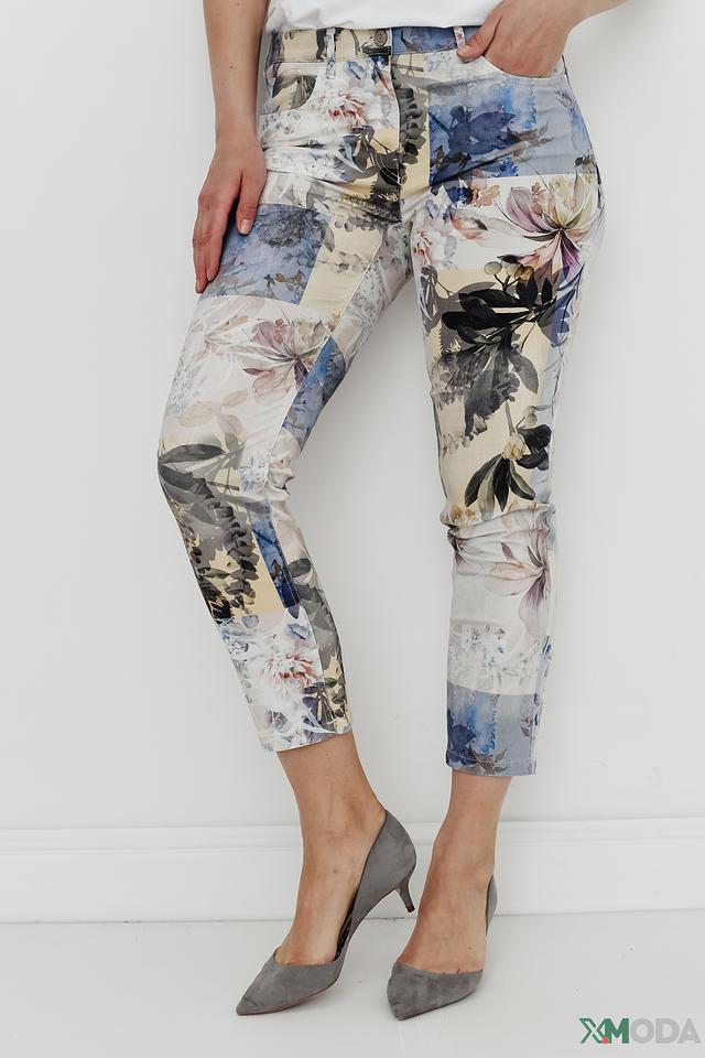 Капри Zerres с цветочным принтом