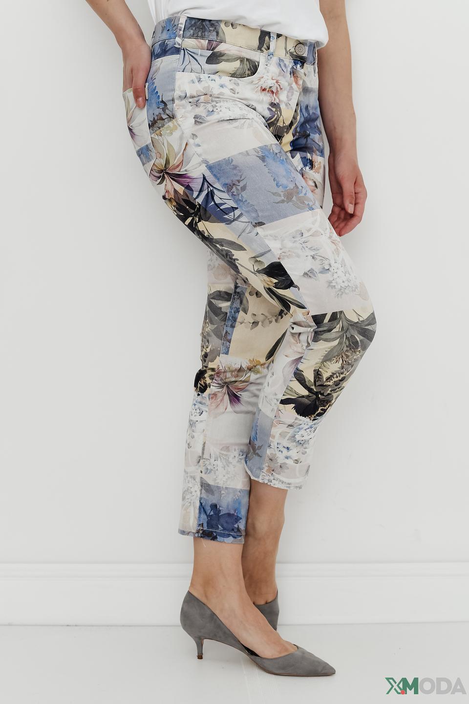 Капри Zerres с цветочным принтом