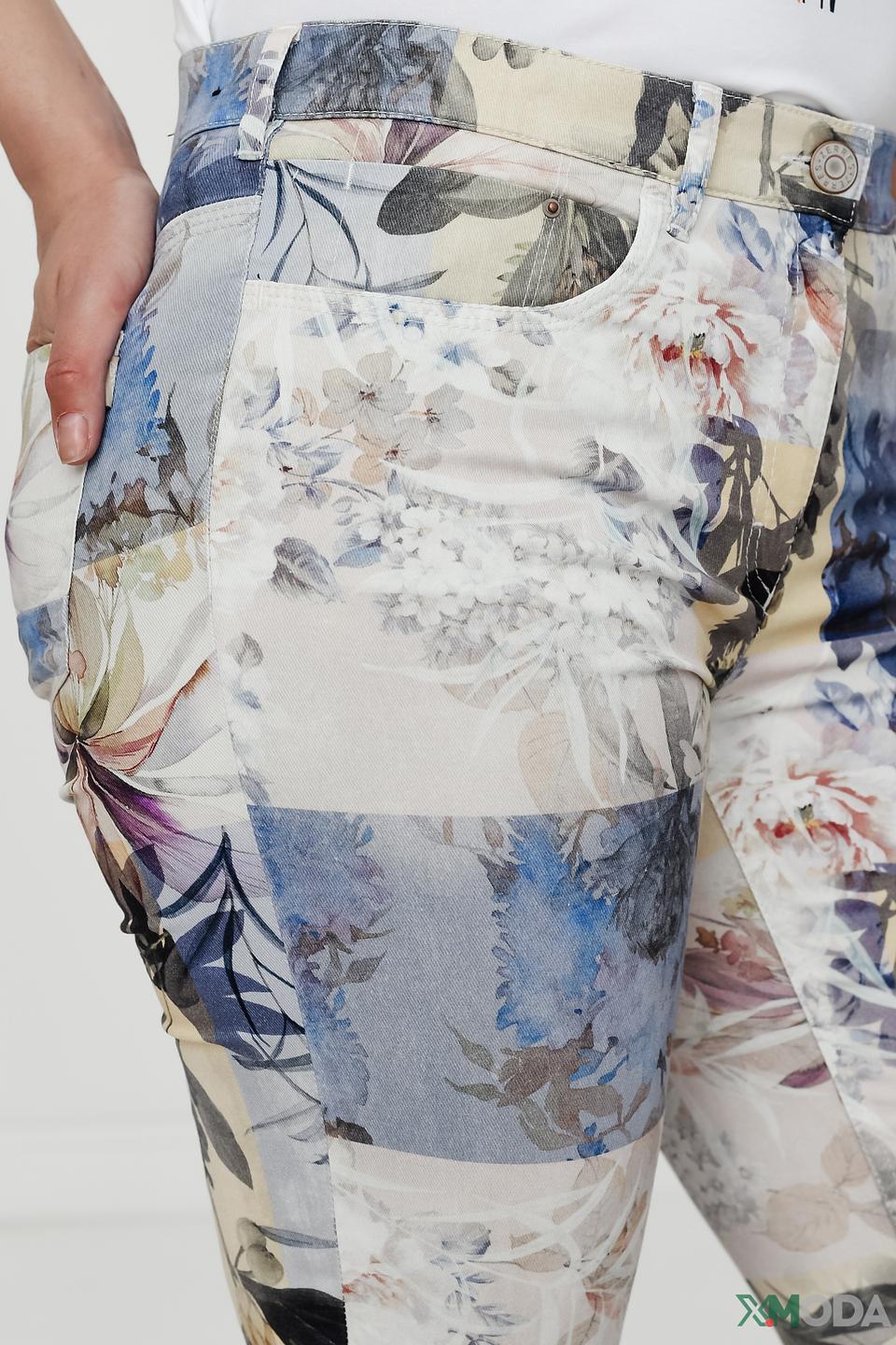 Капри Zerres с цветочным принтом