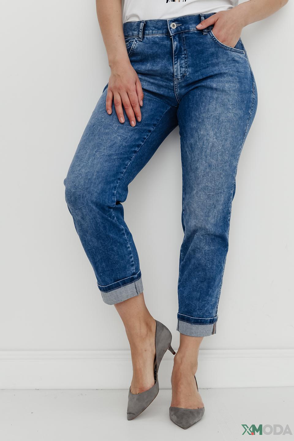 Джинсы Angels с потертостями голубые