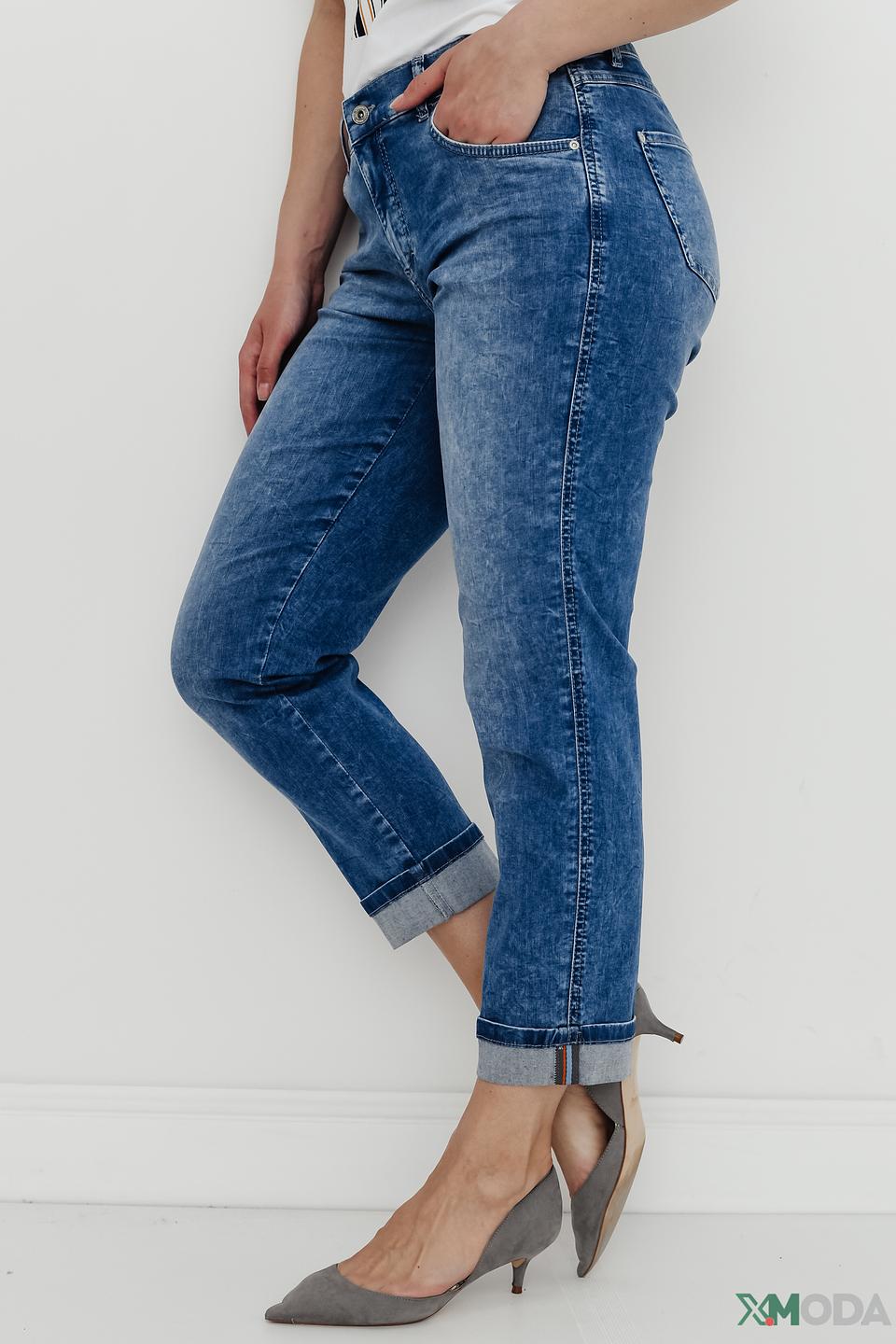 Джинсы Angels с потертостями голубые