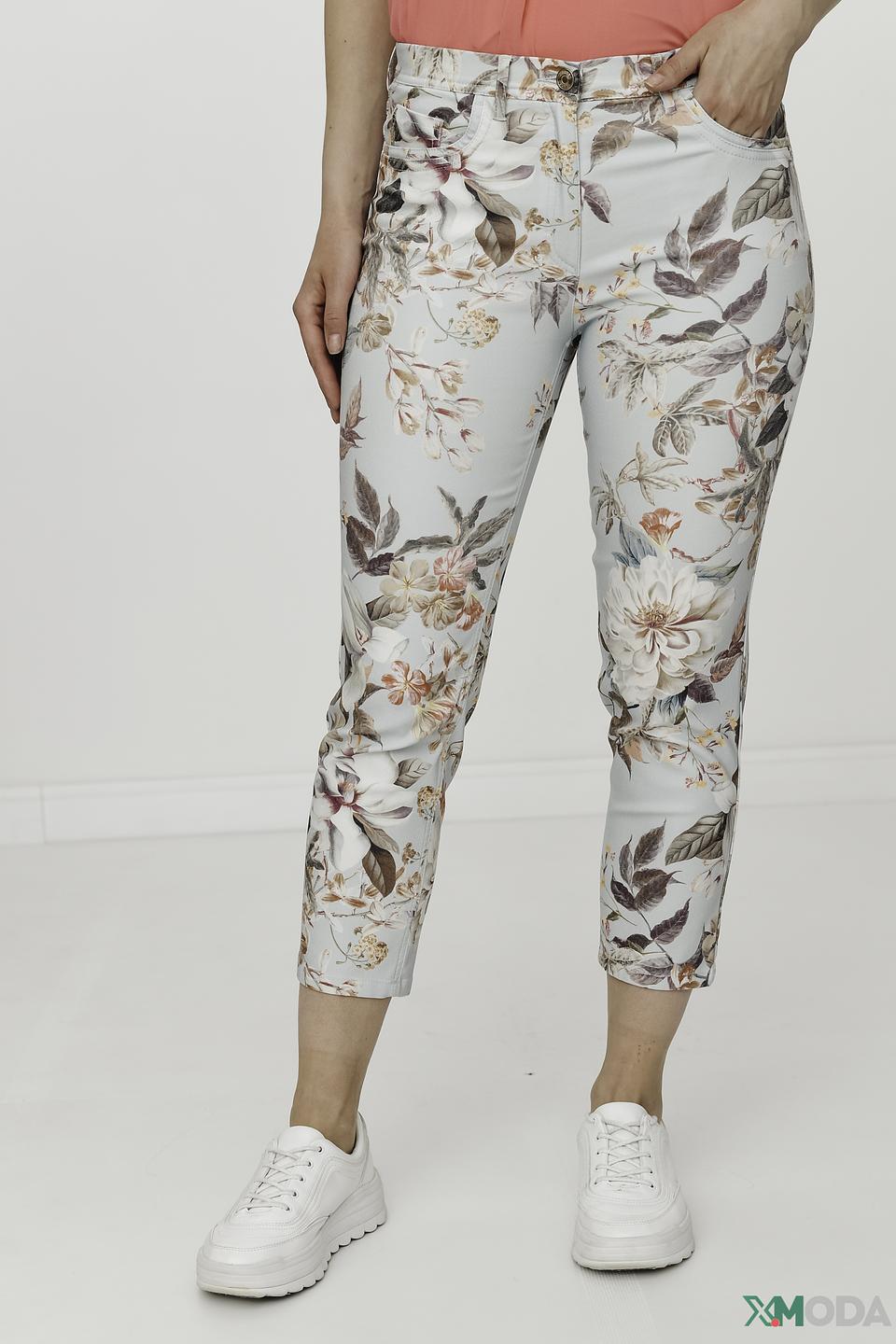 Капри Zerres с цветочным принтом