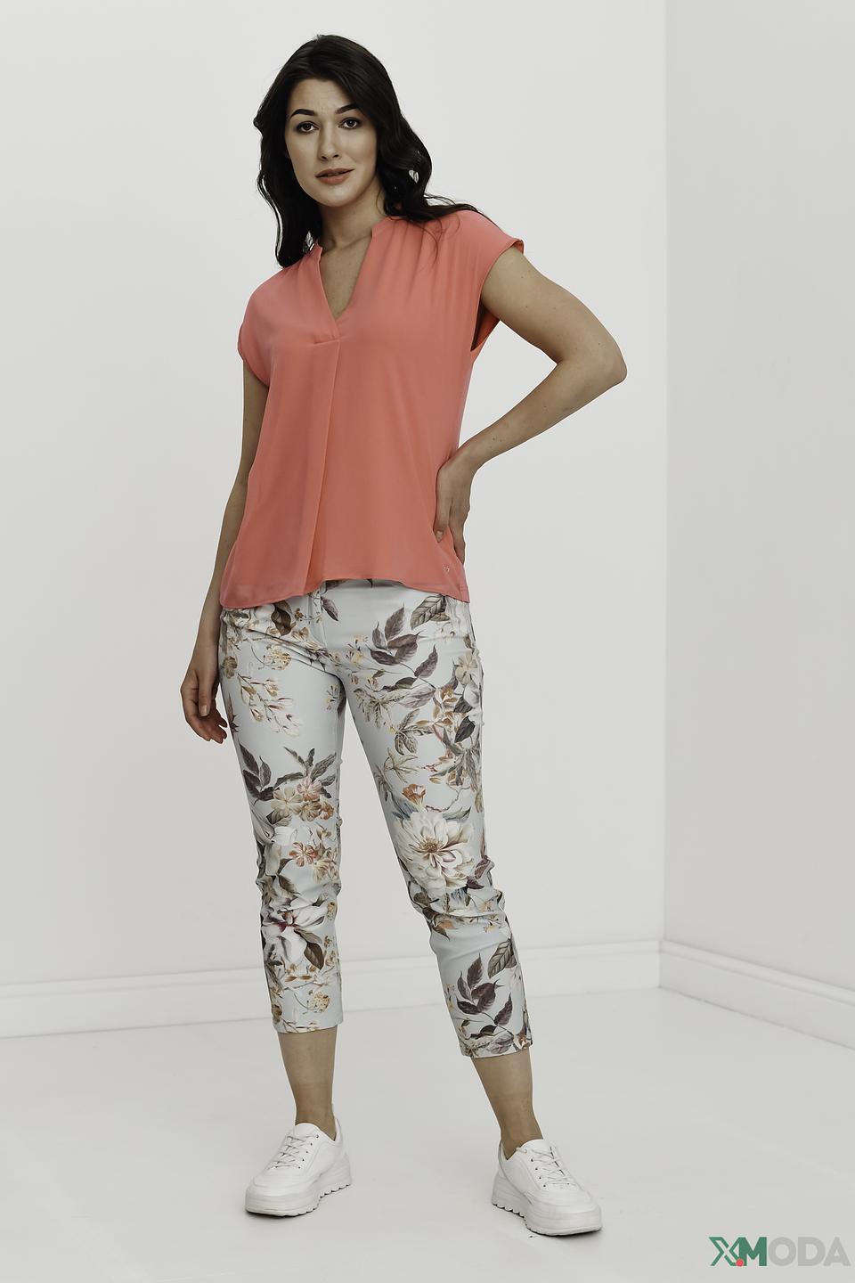 Капри Zerres с цветочным принтом