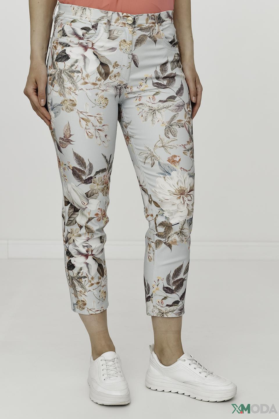 Капри Zerres с цветочным принтом