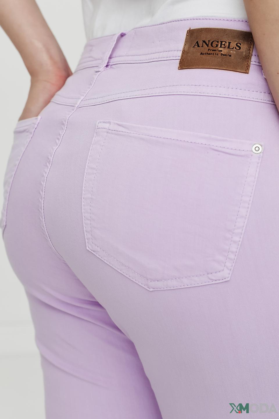 Джинсы Angels лавандовые Slim Fit