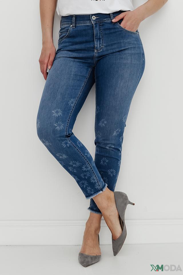 Джинсы Angels с цветочным принтом