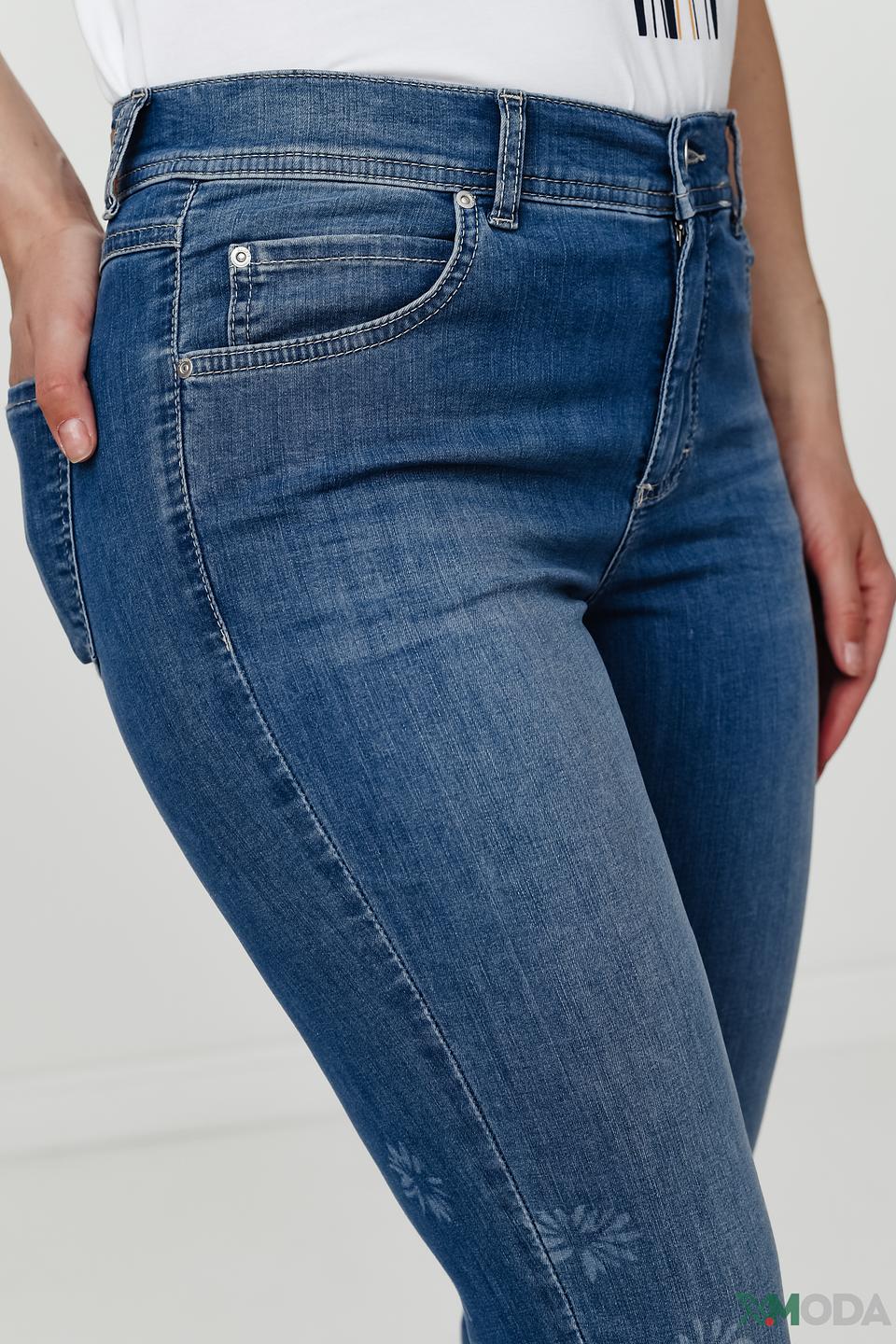 Джинсы Angels с цветочным принтом