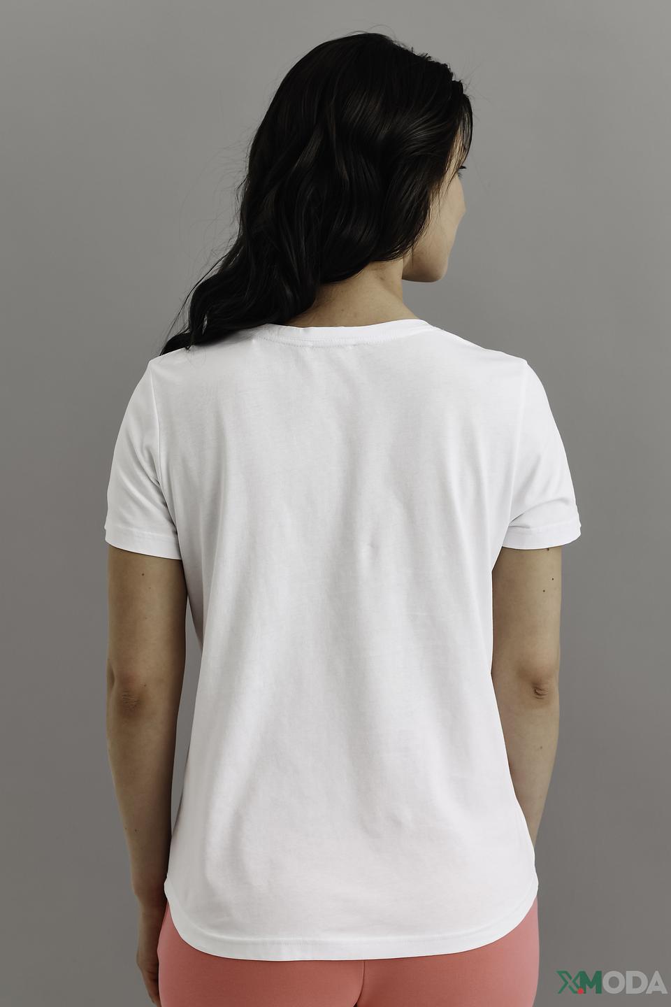 Футболка You Just White с принтом