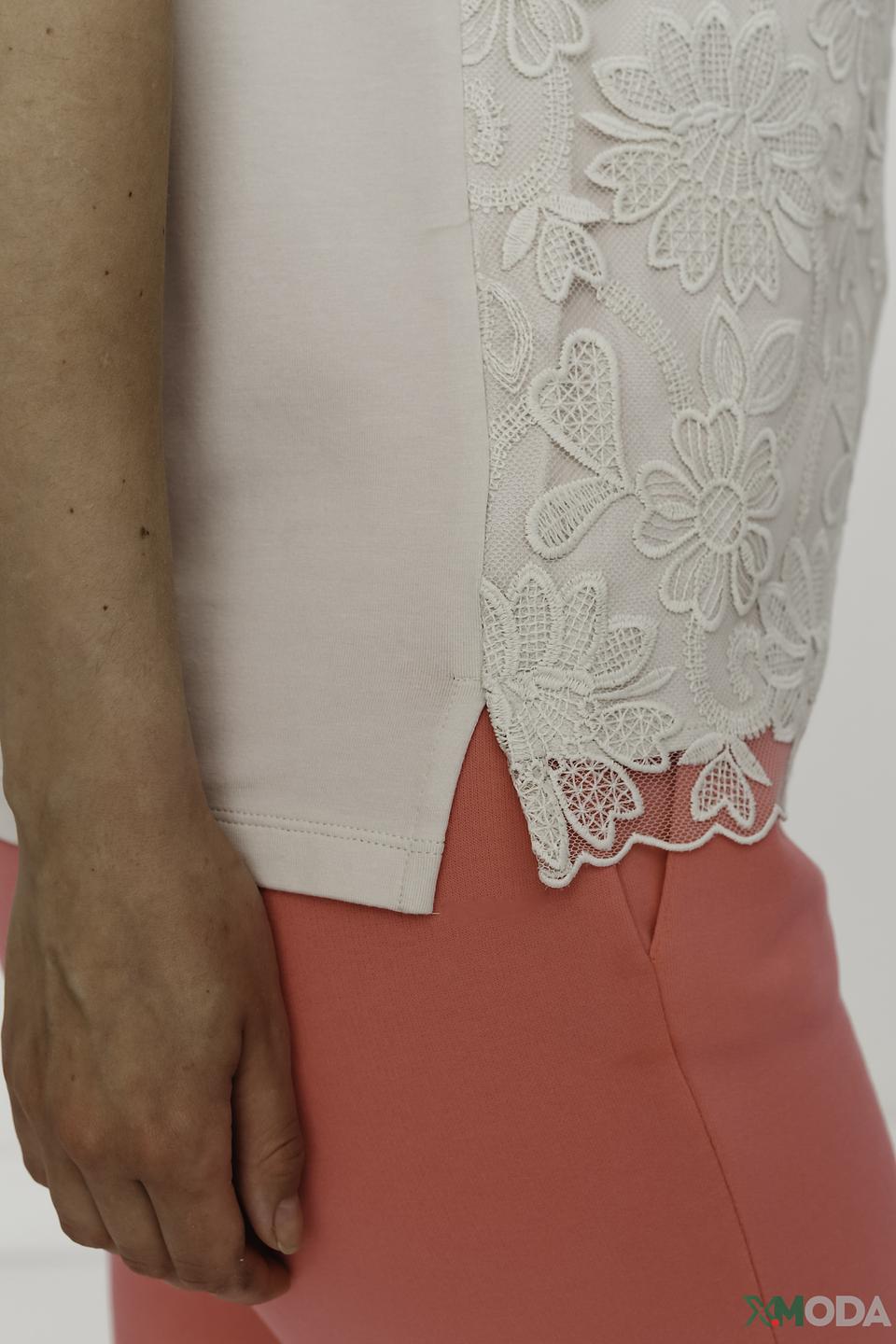 Блуза Lecomte с вышивкой и капюшоном