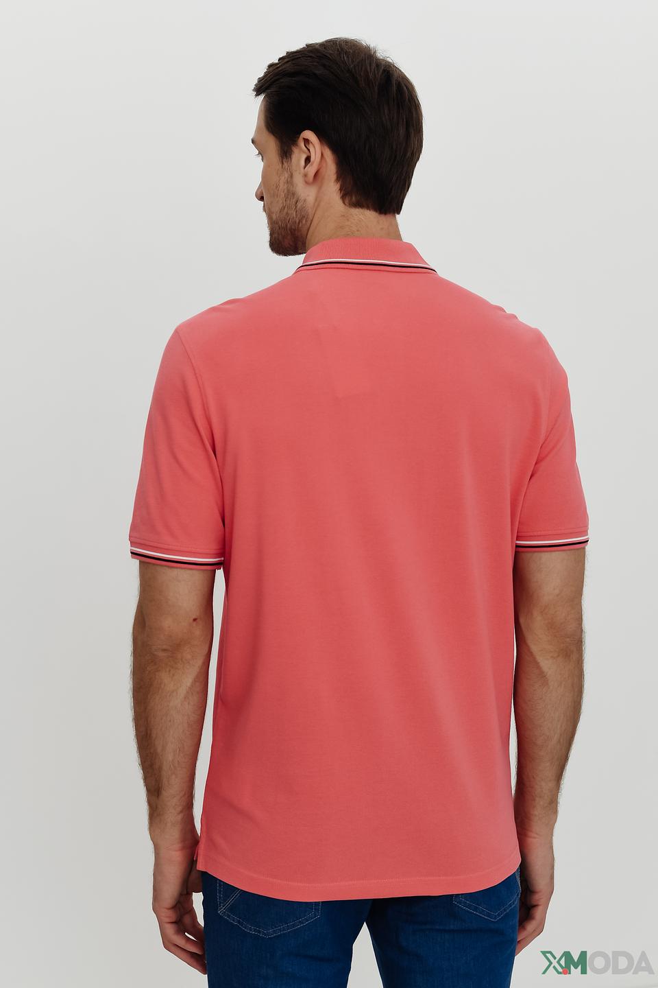 Поло Bugatti персиковое