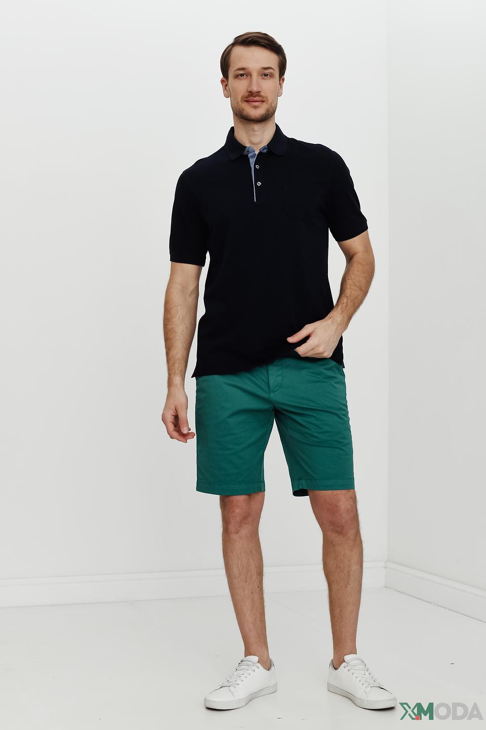 Поло Bugatti чёрный